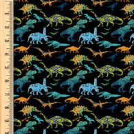 Dinosaur Grunge Small Scale Squish 54" Wide