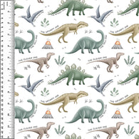 Remnant Dinosaur Nicknames 18” Cotton French Terry