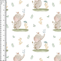 Elephant & Duck Rain Squish 54" Wide