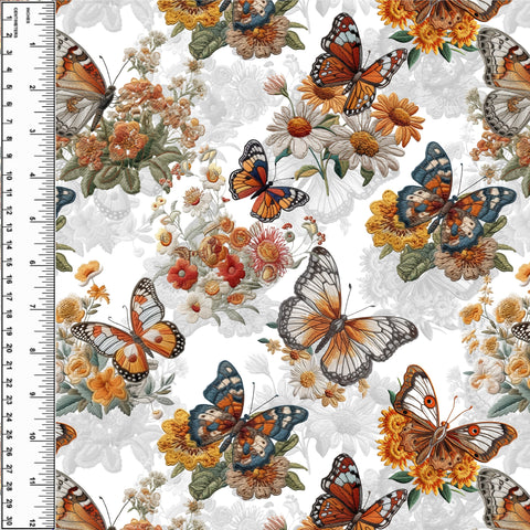 PREORDER Embroidered Butterfly Floral