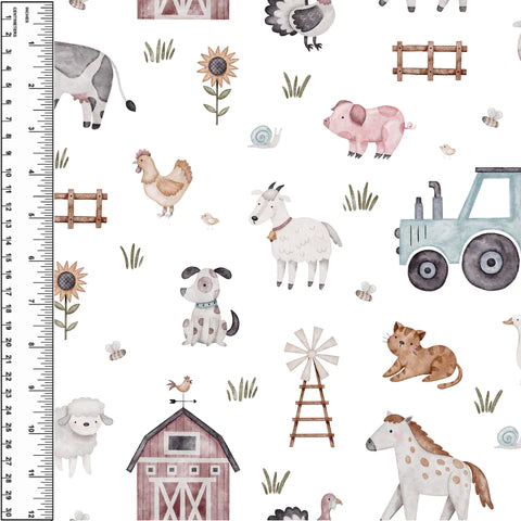 Farmyard Friends Squish 54" Wide