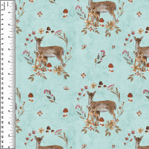 **NEW** PREORDER Floral Deer Mint