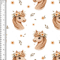 **NEW** PREORDER Floral Horse White