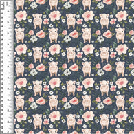 PREORDER Floral Piggies Blue Small Scale