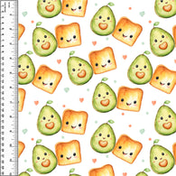 Food Pairs Avocado & Toast Board Short