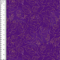 PREORDER Golden Purple Floral