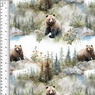 Grizzly Floral Squish 54" Wide