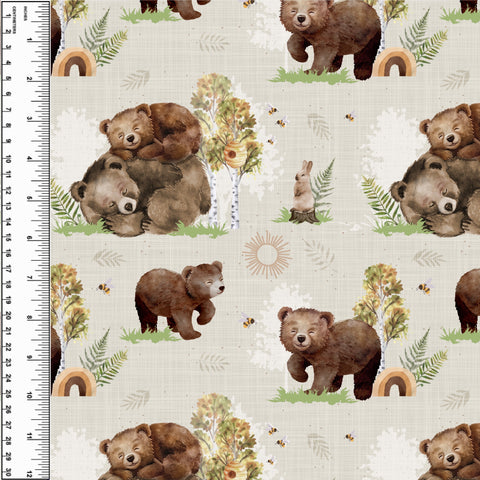 Bear Nap Cotton French Terry