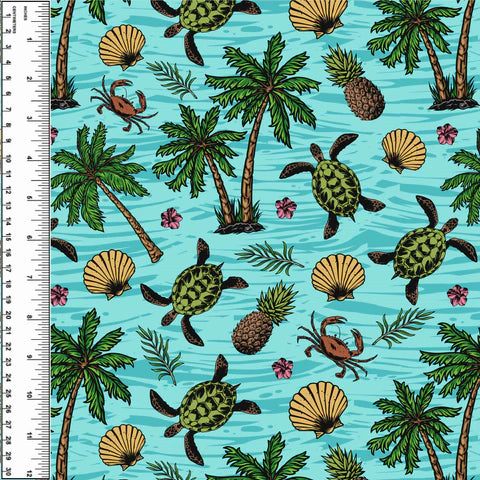 Island Turtles Board Short