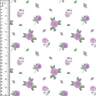 PREORDER Lilac Roses on White