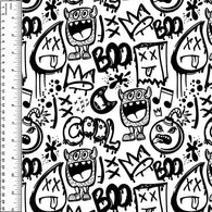 Remnant Monster Graffiti 38" Bamboo Cotton French Terry