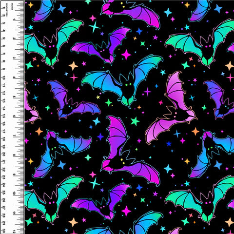 Remnant Neon Bats 18” Cotton French Terry