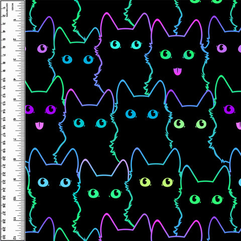 Neon Bodega Cat Coloring book — Neon Bodega Cats