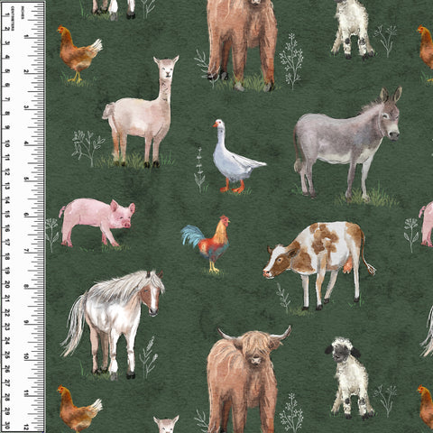 On The Farm Khaki Squish 54" Wide