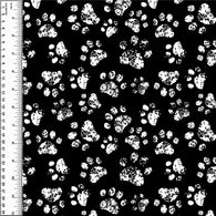 PREORDER Paw Prints Monochrome