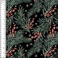 Remnant Pine Berries 17.5” Cotton French Terry