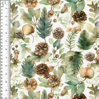 Pinecone Woodland Wonder Cotton French Terry