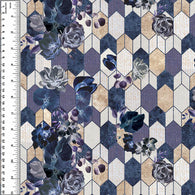 Polygon Floral Violet Vinyl
