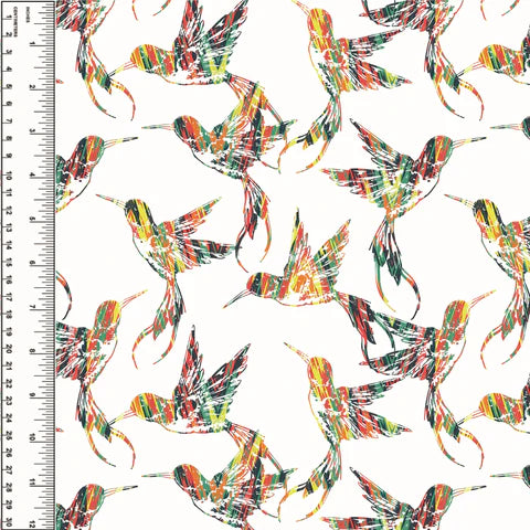 Remnant Rainbow Birds 23” Swim