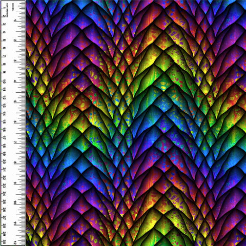 Rainbow Dragon Scales Board Short