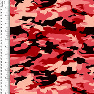 Red Camouflage Board Short