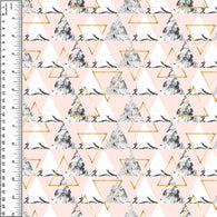 Rose Marble Triangle Cotton Spandex