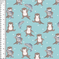 Sea Otter Fish Float Squish 54" Wide