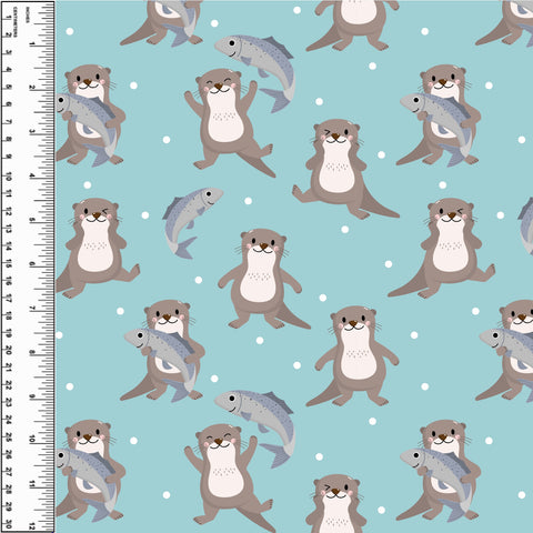 Sea Otter Fish Float Squish 54" Wide