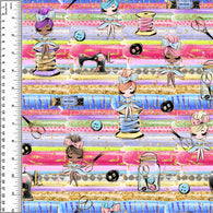 PREORDER Sewing Girls Glitter Fabric