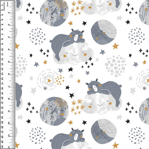 Sleepy Cloud Bear Squish 54" Wide