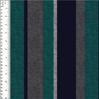 PREORDER Stripe Navy Charcoal Turquoise Vertical
