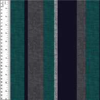 Stripe Navy Charcoal Turquoise Vertical Vinyl