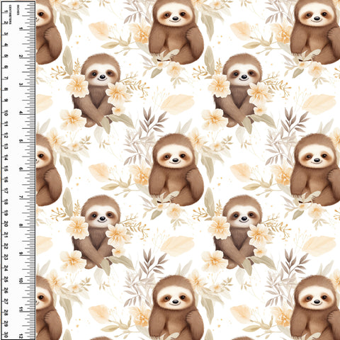 **NEW** PREORDER Sweet Sloth Floral