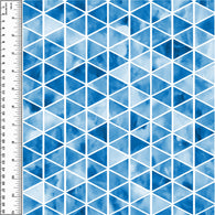 PREORDER Watercolour Triangles Blue