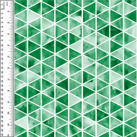 PREORDER Watercolour Triangles Green