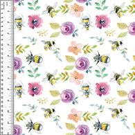 PREORDER Watercolour Floral Bees