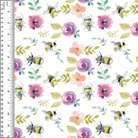 PREORDER Watercolour Floral Bees
