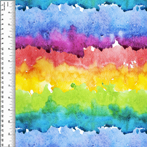 PREORDER Watercolour Rainbow Stripes