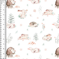 Whimsical Woodland Forest Cotton Spandex
