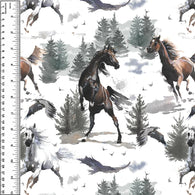 Wild Horses Cotton French Terry