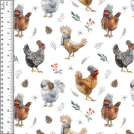 **NEW** PREORDER Winter Chickens White