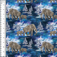 Remnant Woolly Mammoth Galaxy 18” Cotton French Terry