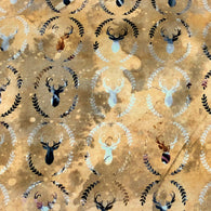 Remnant Deer Medallions 34” Cotton Spandex