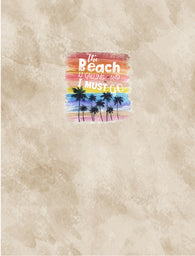 PREORDER Beach Is Calling Brown Panel Child