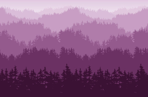 PREORDER Tree Border Purple