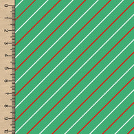 PREORDER Candy Cane Green Stripe *Holiday*
