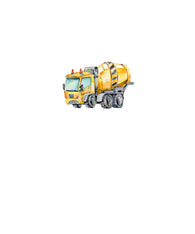 PREORDER Painted Cement Mixer Panel Child