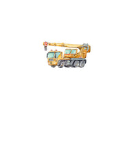 PREORDER Painted Crane Truck Panel Child
