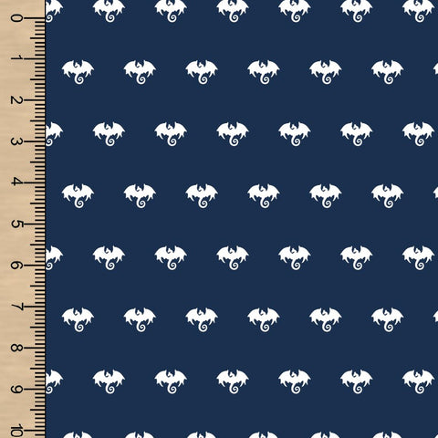 Remnant Dragons Navy 34” Woven Cotton