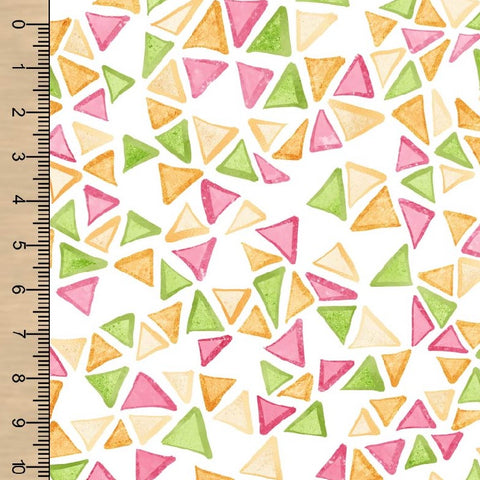 Tropical Triangles Bamboo Spandex